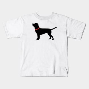 Black Labrador Kids T-Shirt